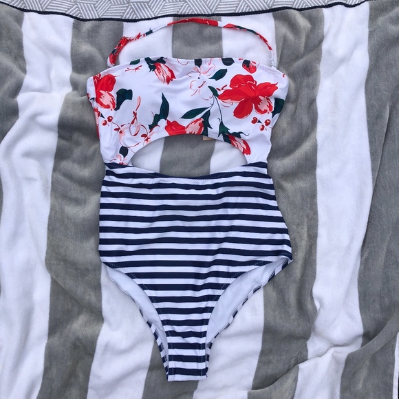 Glamvault Other - CLEARANCE // bathing suit cutout one-piece